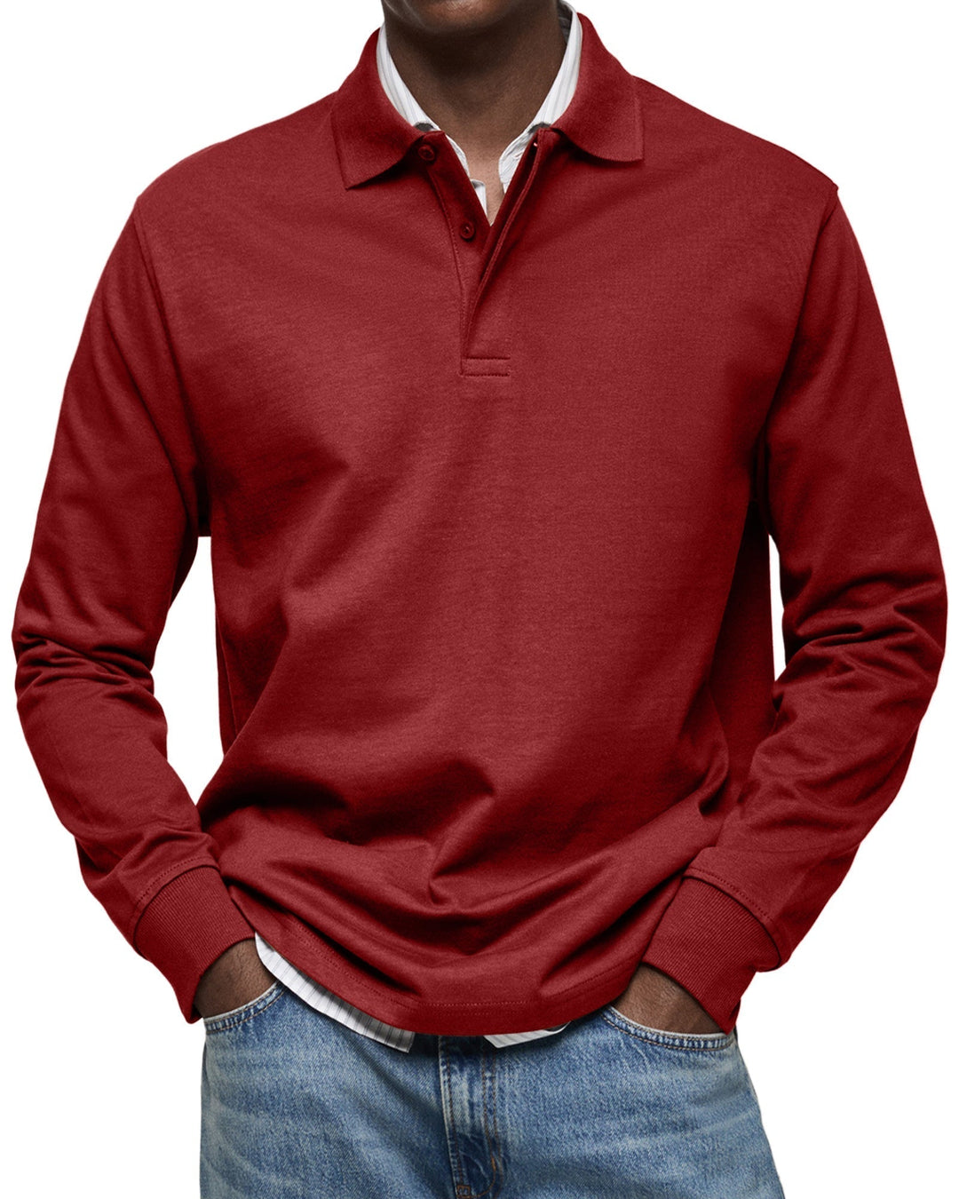 Aatos | LUXURIOUS LONG-SLEEVED POLO SHIRT