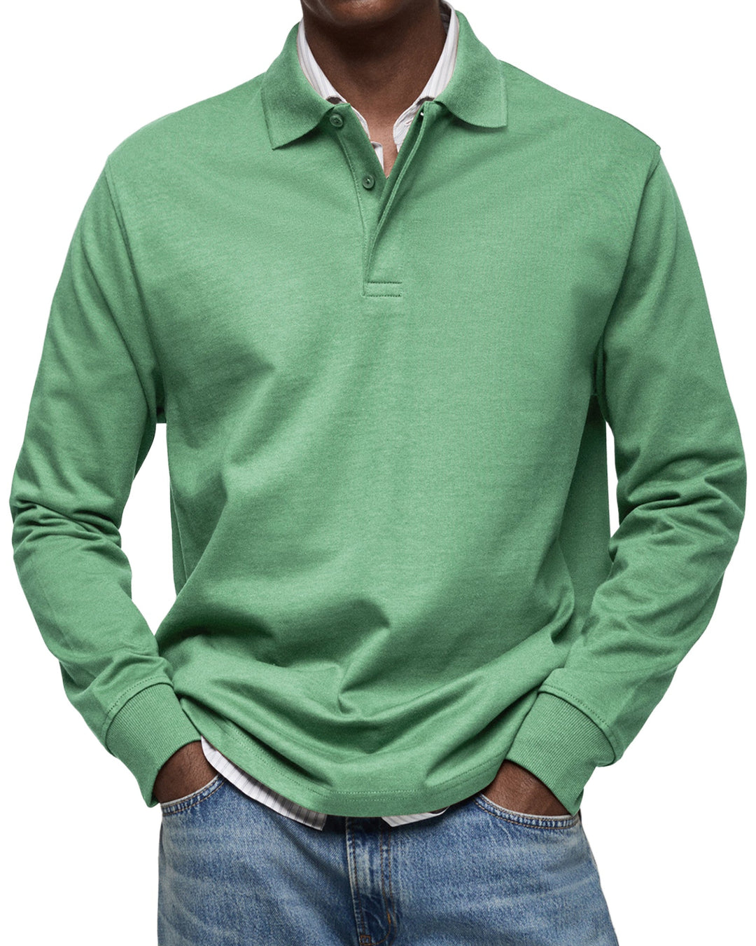 Aatos | LUXURIOUS LONG-SLEEVED POLO SHIRT