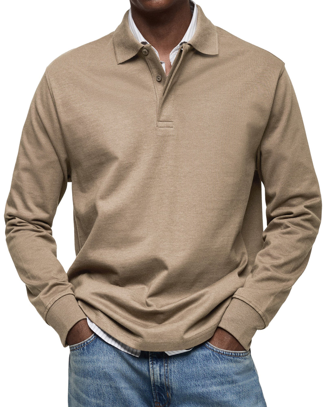 Aatos | LUXURIOUS LONG-SLEEVED POLO SHIRT