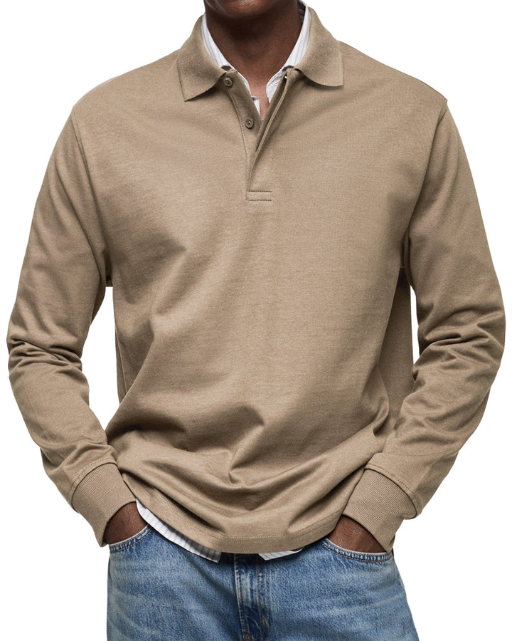 Aatos | LUXURIOUS LONG-SLEEVED POLO SHIRT