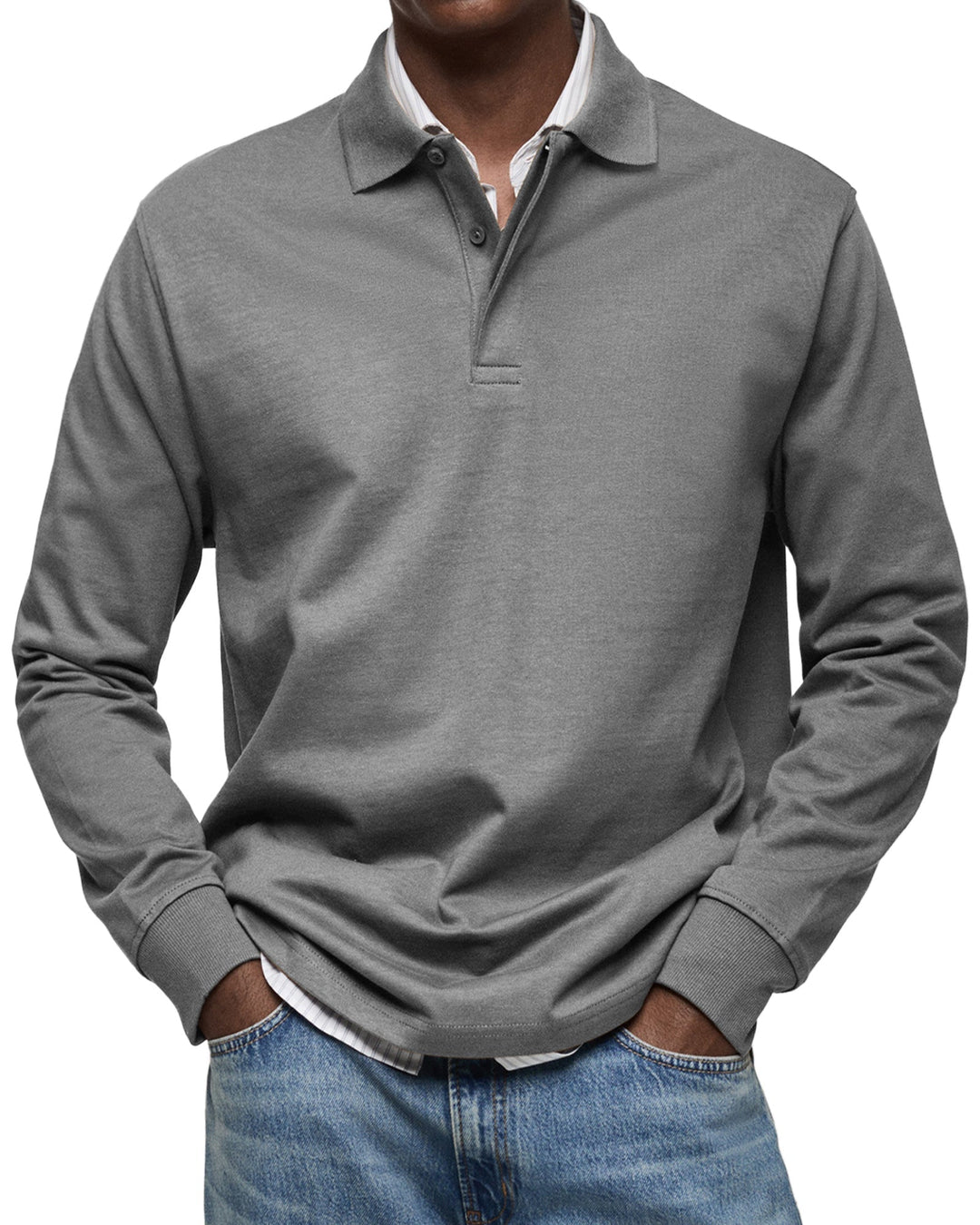 Aatos | LUXURIOUS LONG-SLEEVED POLO SHIRT