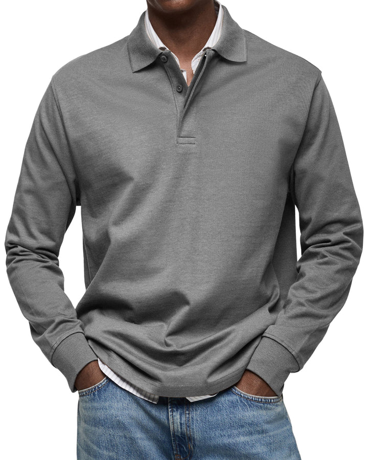 Aatos | LUXURIOUS LONG-SLEEVED POLO SHIRT