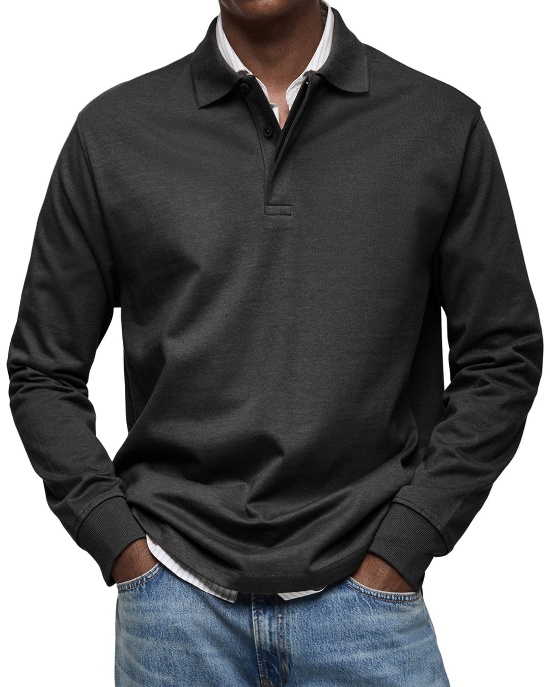 Aatos | LUXURIOUS LONG-SLEEVED POLO SHIRT