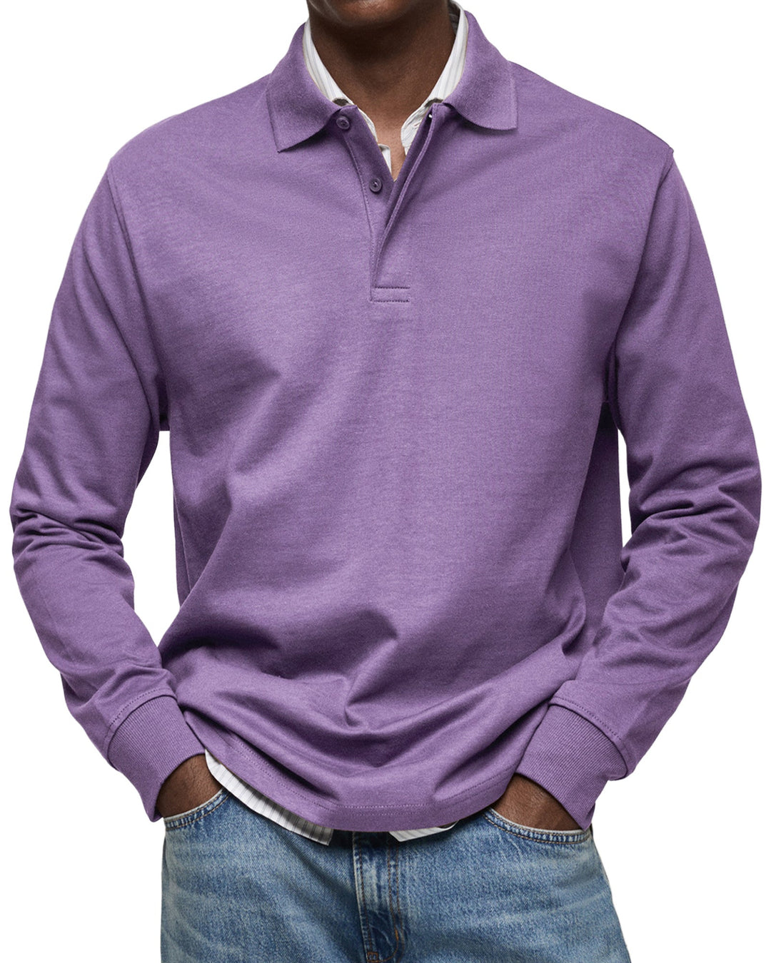 Aatos | LUXURIOUS LONG-SLEEVED POLO SHIRT