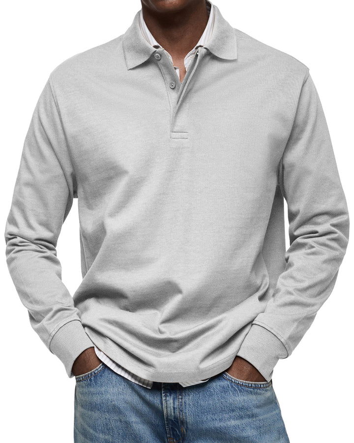 Aatos | LUXURIOUS LONG-SLEEVED POLO SHIRT