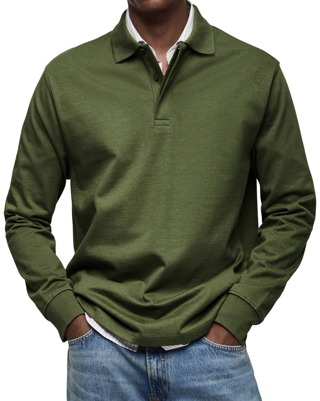 Aatos | LUXURIOUS LONG-SLEEVED POLO SHIRT